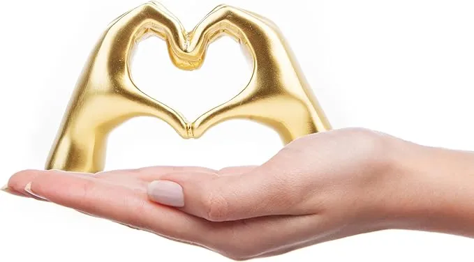 Small Heart Hands Sculpture Decor Small Heart Hands Sculpture Decor